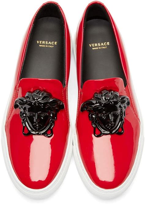 fake red versace shoes|versace red bottom shoes.